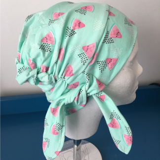 Mihla hat - Watermelon - bow side