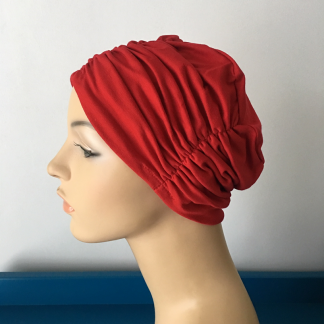 Pleated Beanie cancer hat chemo headwear