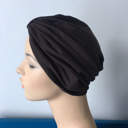 Classic Turban - Chocolate Brown