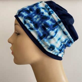 Blue Tie-dye print headband